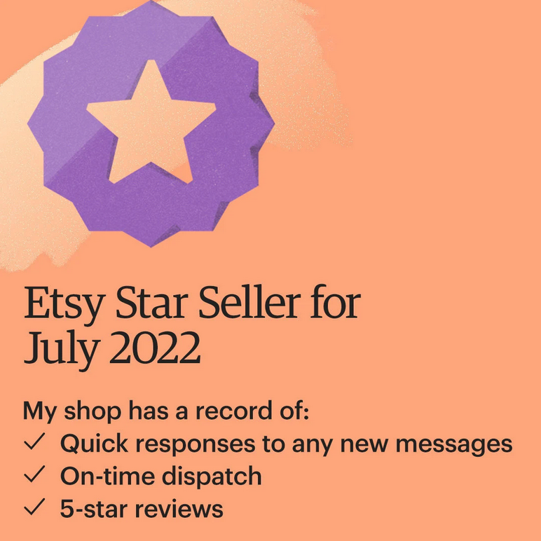 10 tips on becoming an Etsy Star Seller! (2022)