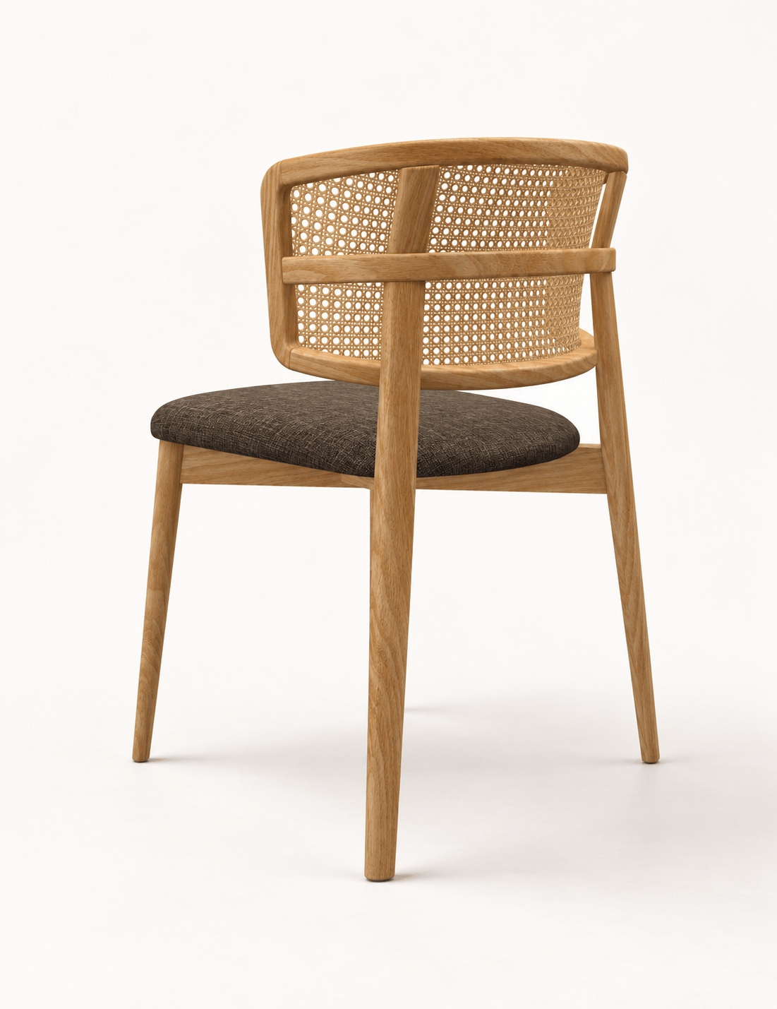 7MAGOKfurniture Kitchen & Dining chairs Dining Chair for Kitchen and Dining Room, Wicker and Solid Wood | LISBOA