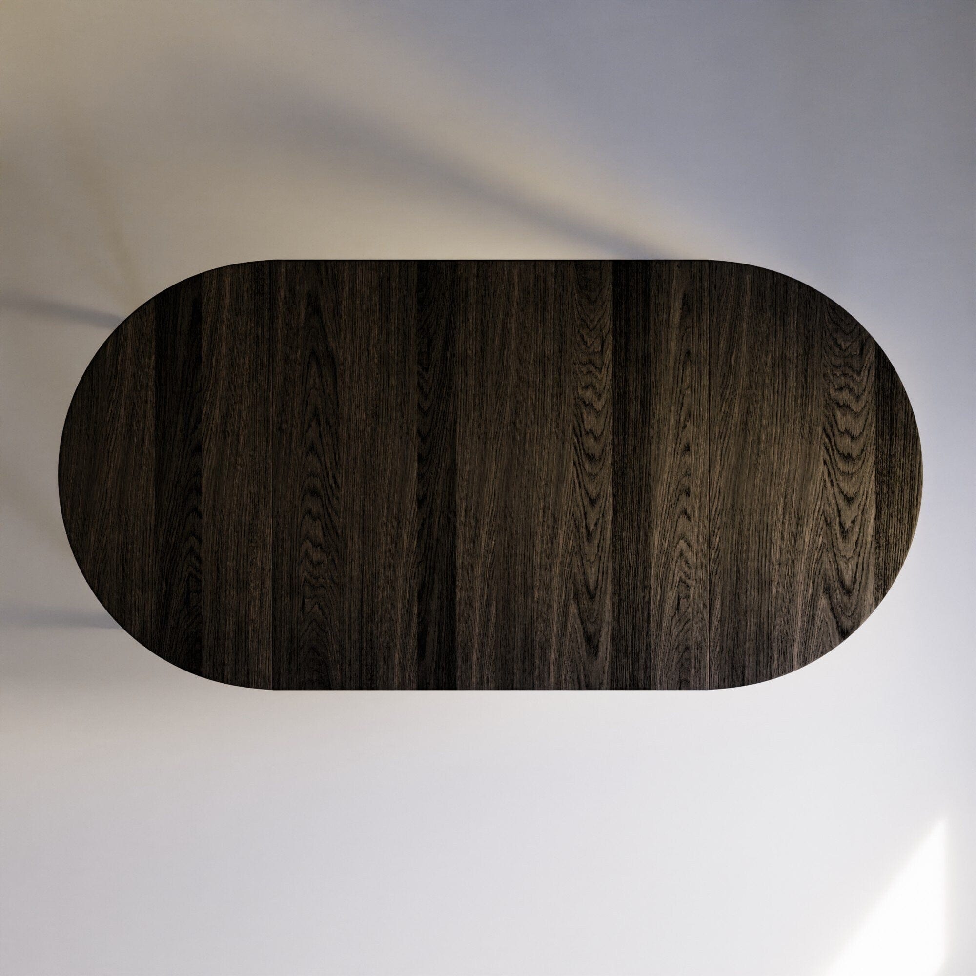 7MAGOKfurniture Kitchen & Dining Room Tables Black Oak Extendable Dining Table, Bevelled Edge | EARTH Collection