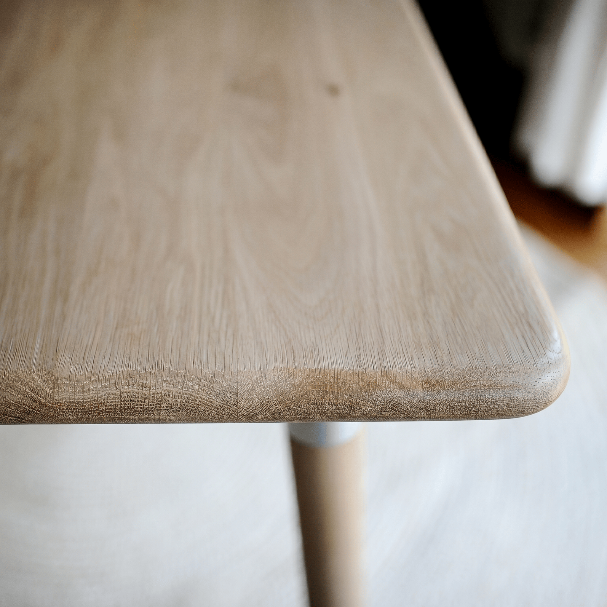 7MAGOKfurniture Kitchen & Dining Room Tables Solid Oak Rectangular Dining Table, 4–8 Seater, Danish Tapered Legs | KALMA Collection
