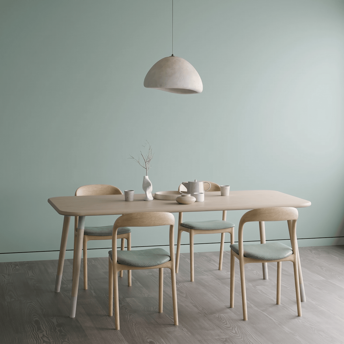 7MAGOKfurniture Kitchen & Dining Room Tables Solid Oak Rectangular Dining Table, 4–8 Seater, Danish Tapered Legs | KALMA Collection