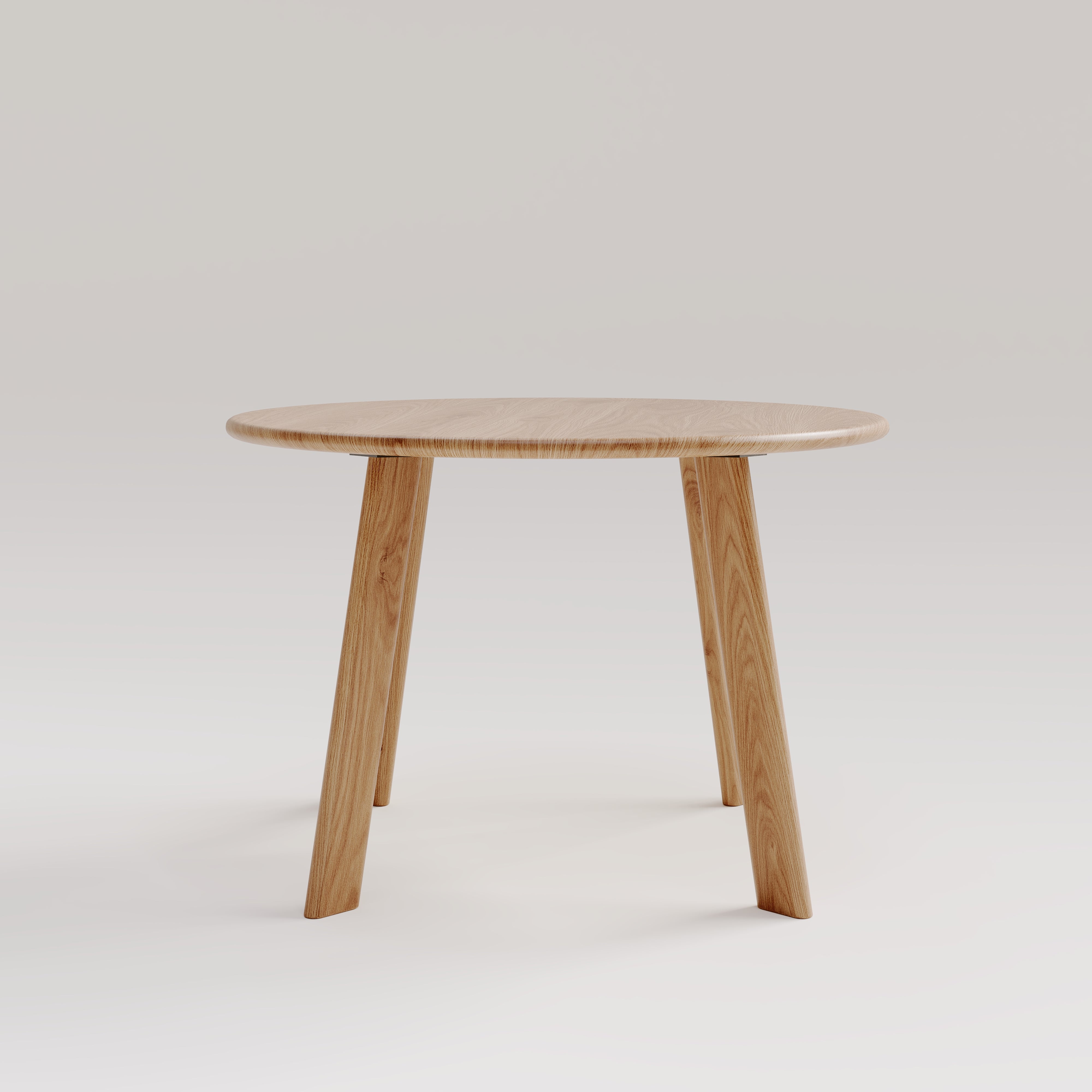 Round Dining Table, 100% Solid Oak, Customisable, MILAN Collection