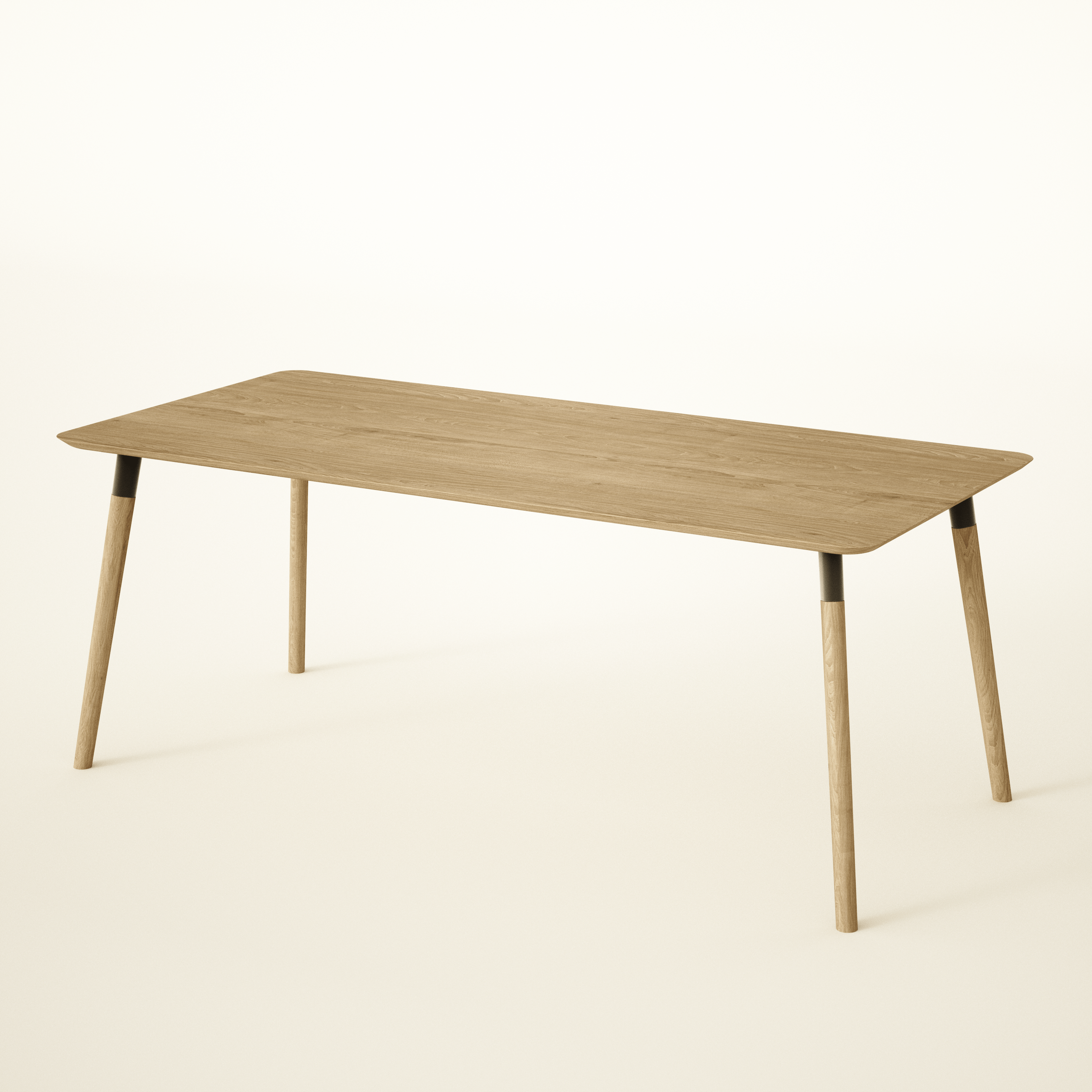 Dining Table, Sustainable Solid Oak, Colour and Size Options, Customisable / SOPHIA Collection