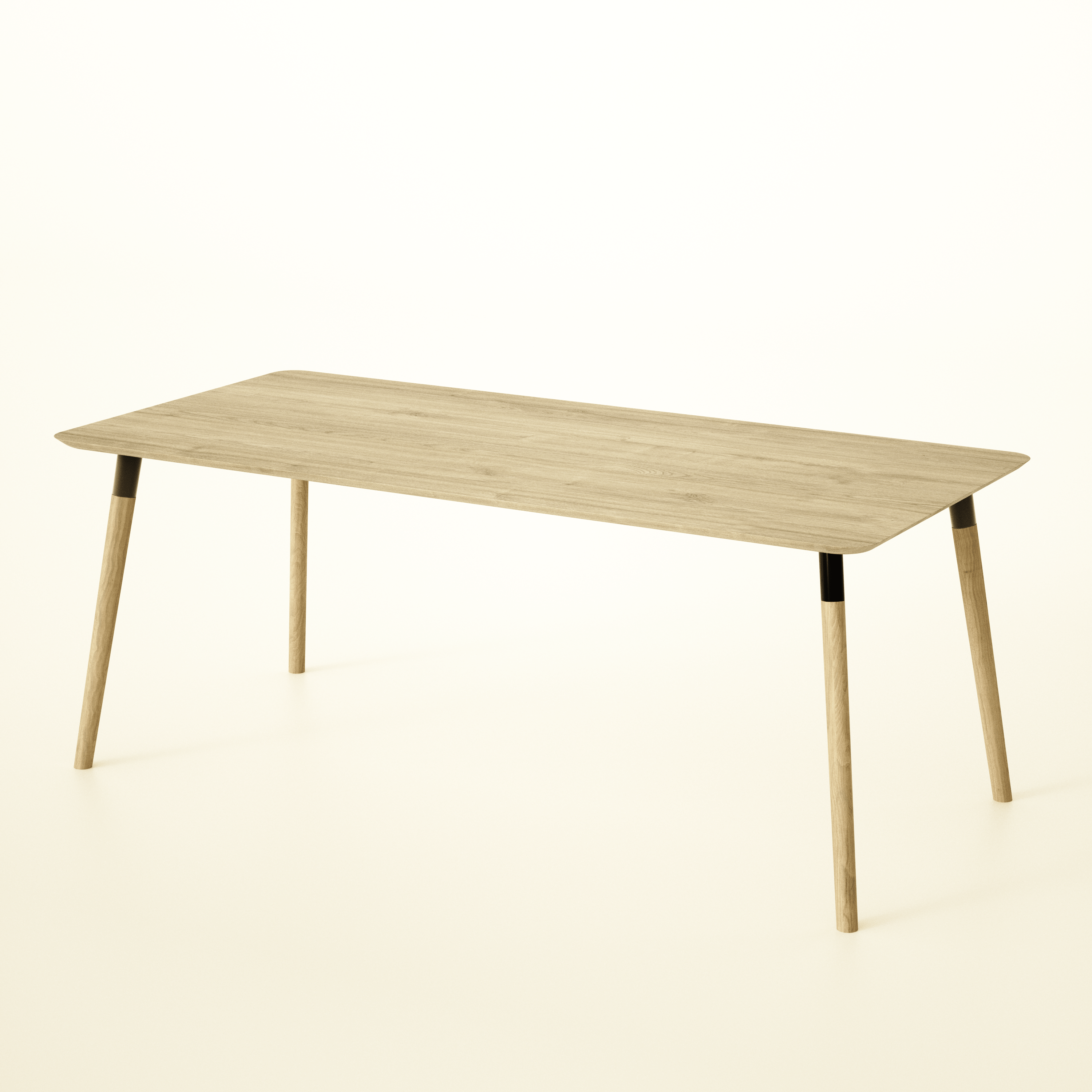 Dining Table, Sustainable Solid Oak, Colour and Size Options, Customisable / SOPHIA Collection