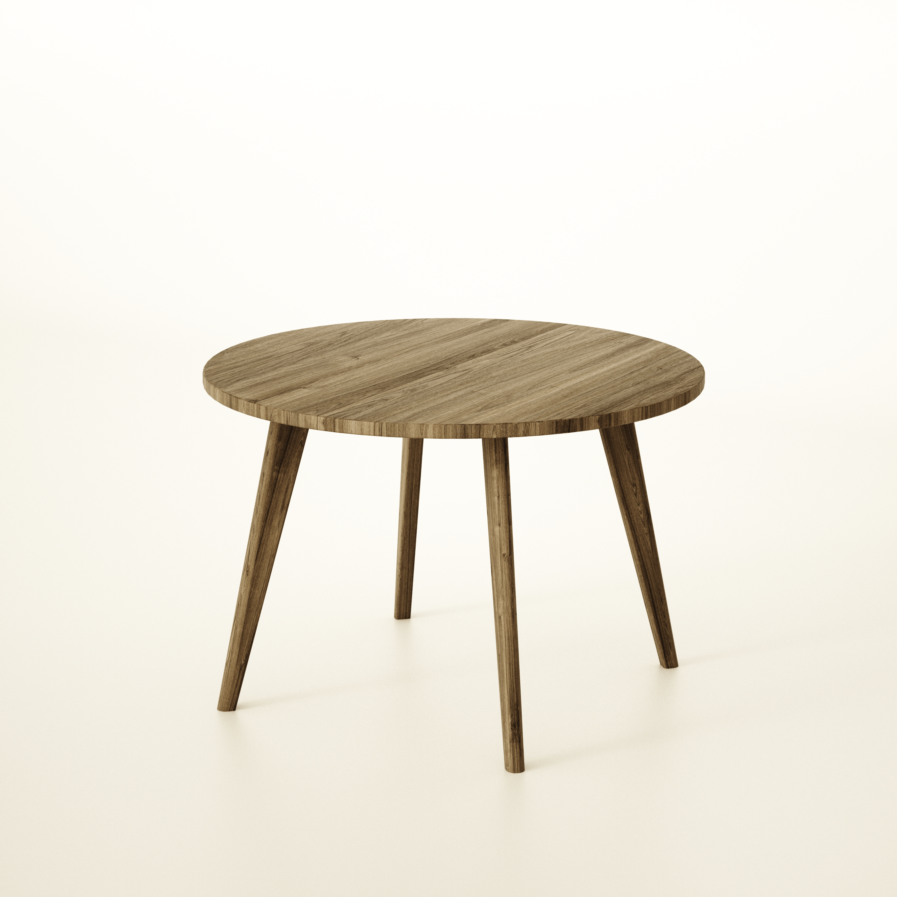 Runder, ausziehbarer Tisch aus massiver Eiche, 6–10 Sitzplätze / OAKWELL-Kollektion