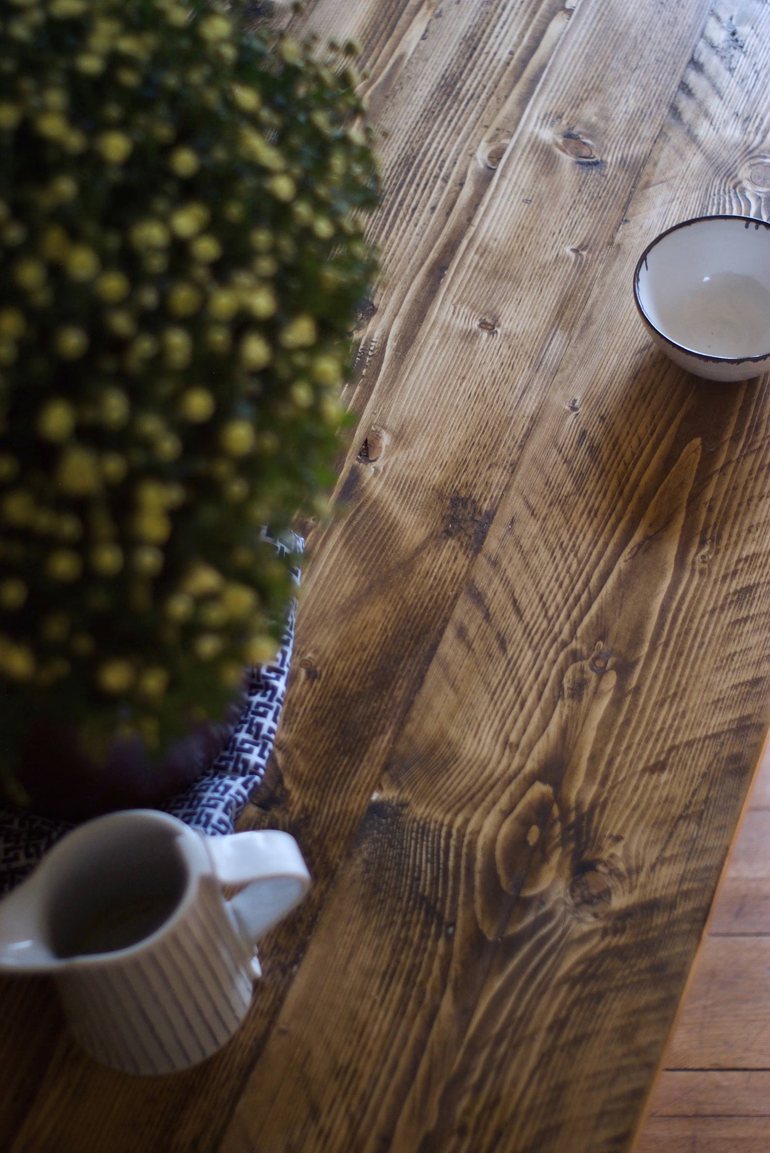 Industrial Dining Table, Reclaimed Wood on A-Frame Steel Legs / INDUSTRIAL Collection