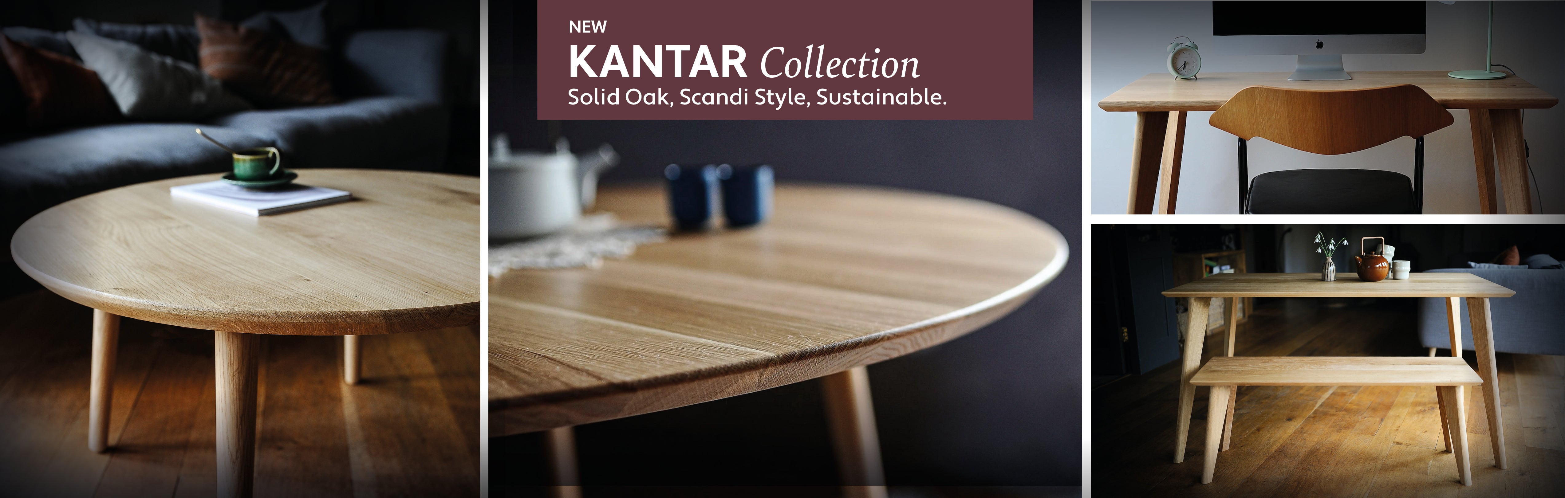 New Collection inspired by our customers! KANTAR Oak Furniture, Scandi Style!
