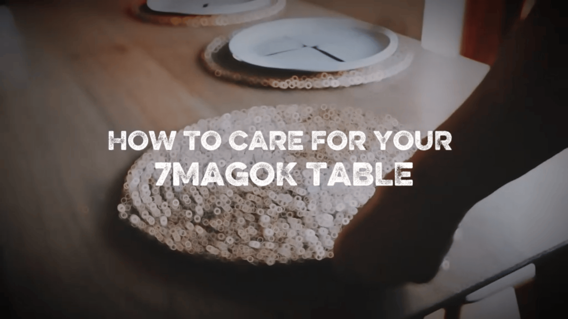 How to care for your solid wood dining table