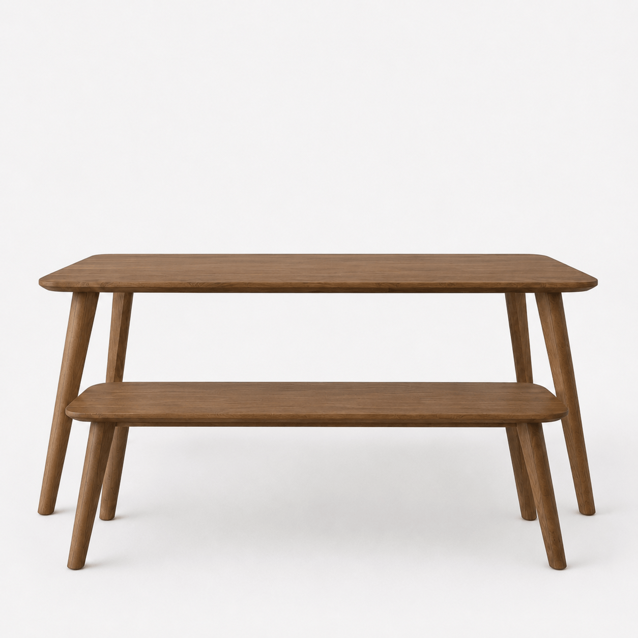 7MAGOKfurniture Dining Table & Bench Set Solid Oak Rectangular Dining Table & Bench Set, 4–8 Seater | KANTAR Collection (Copy)