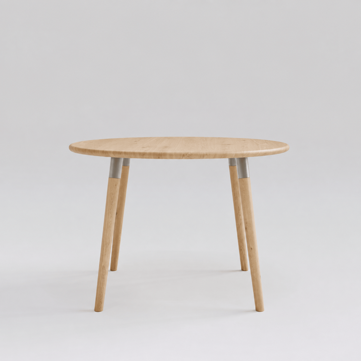 7MAGOKfurniture Dining Table & Chair Set KALMA Round Dining Table & PARIS Wood Dining Chairs Set | KALMA Collection