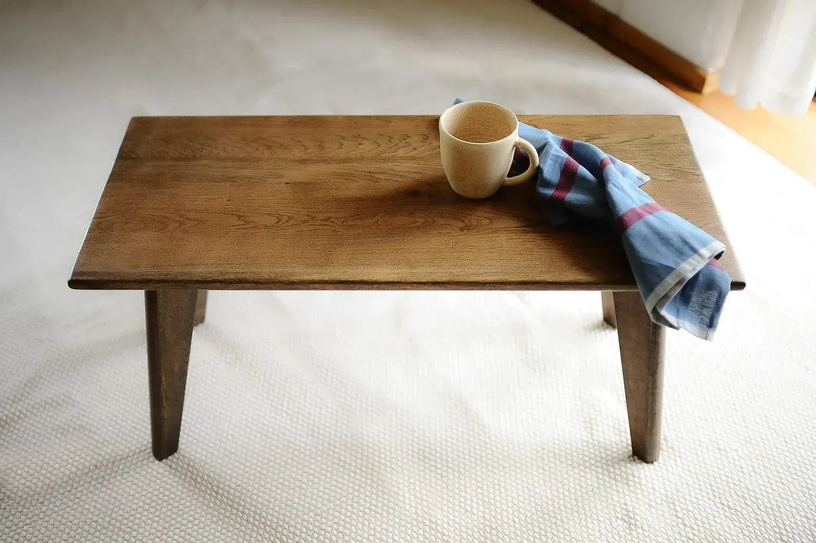 7MAGOKfurniture Kitchen & Dining Benches Bench, Solid Oak, Mid-Century Style | KANTAR Collection