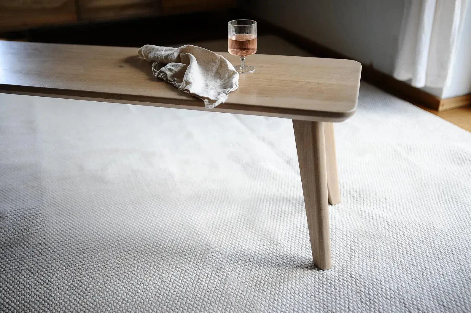 7MAGOKfurniture Kitchen & Dining Benches Bench, Solid Oak, Scandi Style | KANTAR Collection