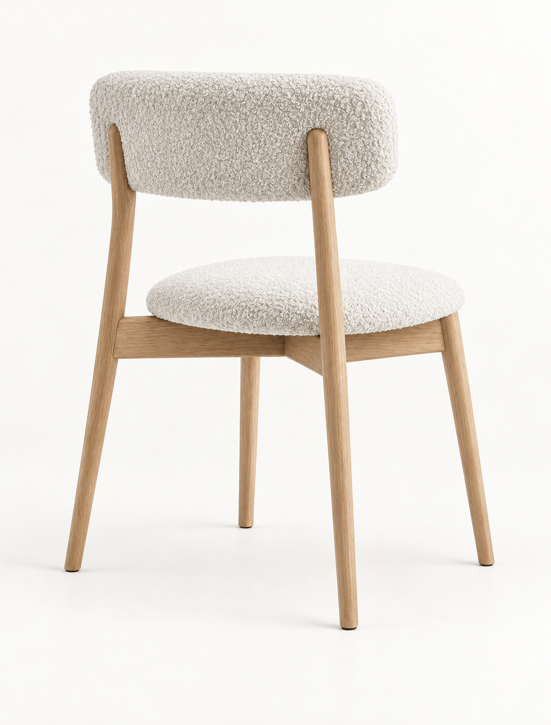 7MAGOKfurniture Kitchen & Dining chairs Dining Chair for Kitchen and Dining Room, Upholstered Oak Wood | Paris Wood