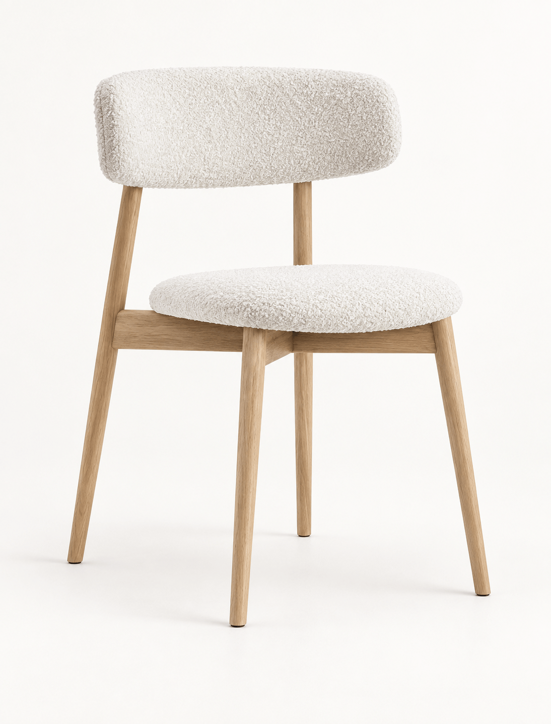 7MAGOKfurniture Kitchen & Dining chairs Dining Chair for Kitchen and Dining Room, Upholstered Oak Wood | Paris Wood