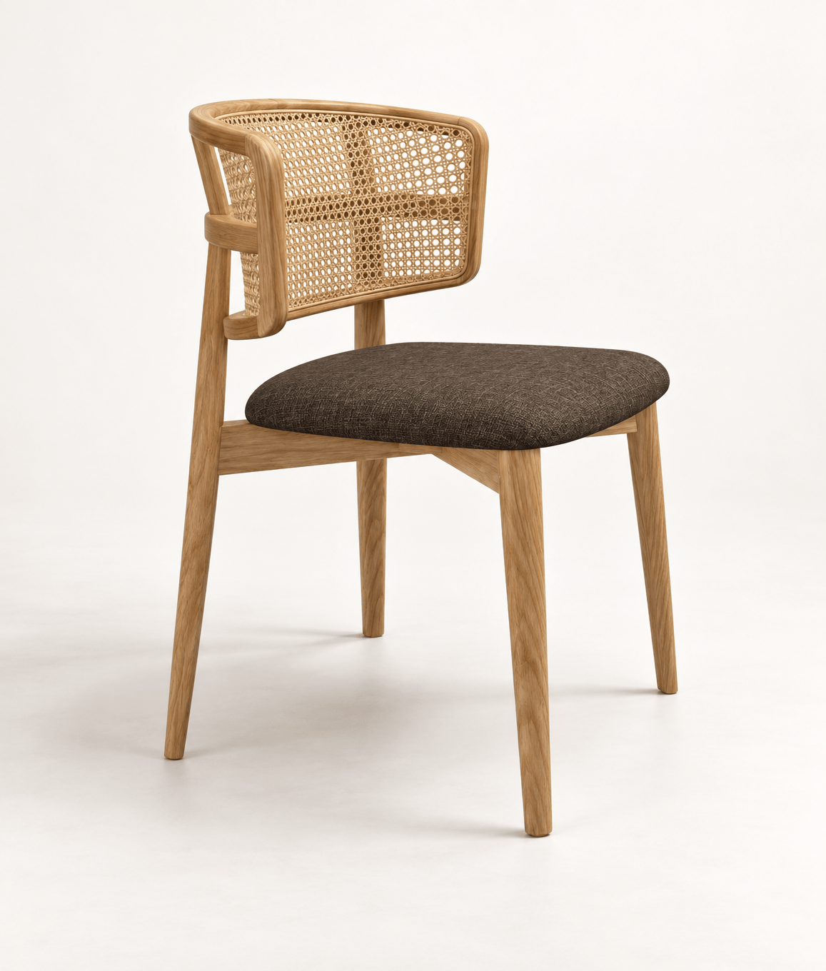 7MAGOKfurniture Kitchen & Dining chairs Dining Chair for Kitchen and Dining Room, Wicker and Solid Wood | LISBOA
