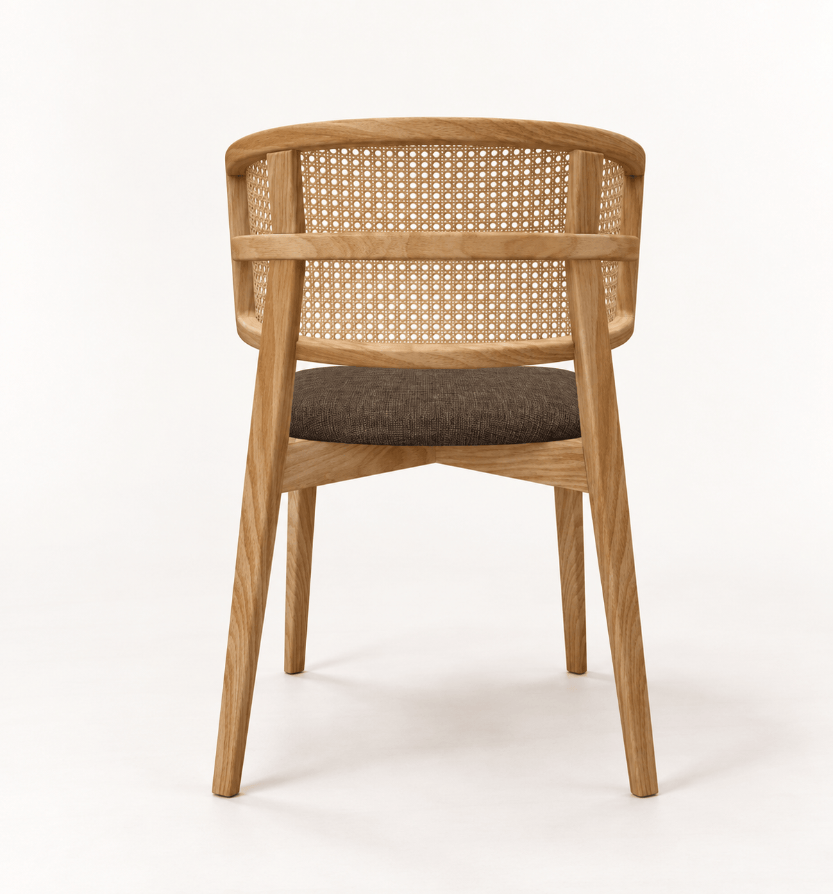 7MAGOKfurniture Kitchen & Dining chairs Dining Chair for Kitchen and Dining Room, Wicker and Solid Wood | LISBOA
