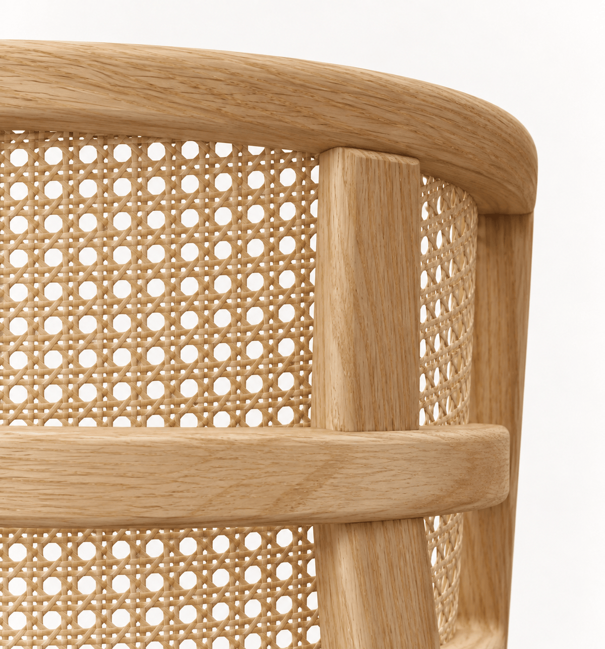 7MAGOKfurniture Kitchen & Dining chairs Dining Chair for Kitchen and Dining Room, Wicker and Solid Wood | LISBOA