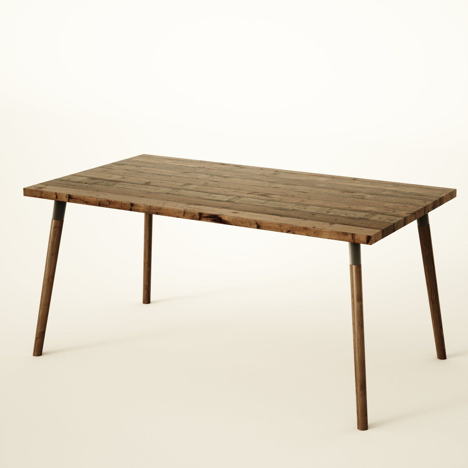 7MAGOKfurniture Kitchen & Dining Room Tables Dining Table, Reclaimed Wood on Danish Oak Legs | VINTAGE Collection