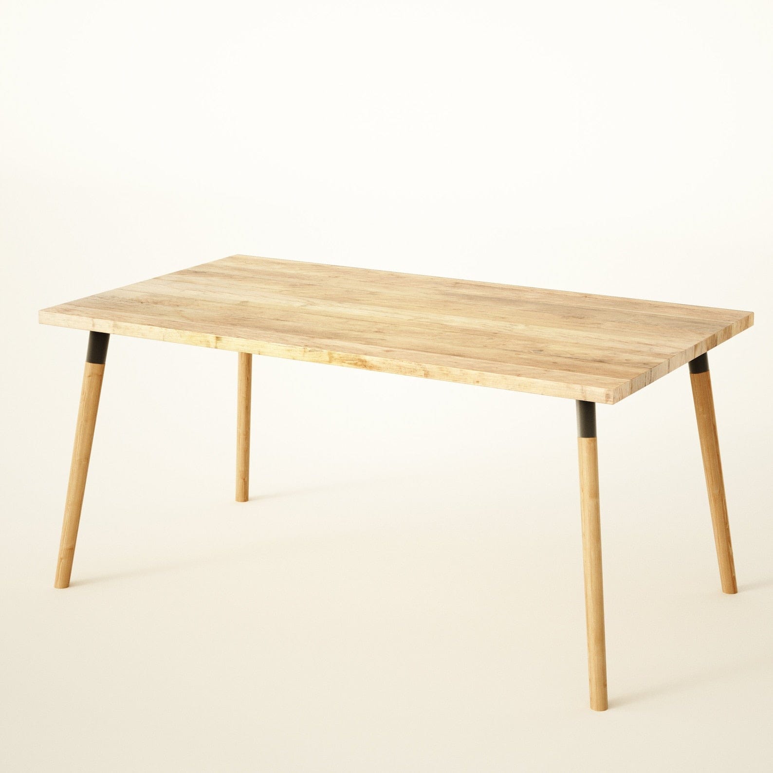 7MAGOKfurniture Kitchen & Dining Room Tables Dining Table, Reclaimed Wood on Danish Oak Legs | VINTAGE Collection