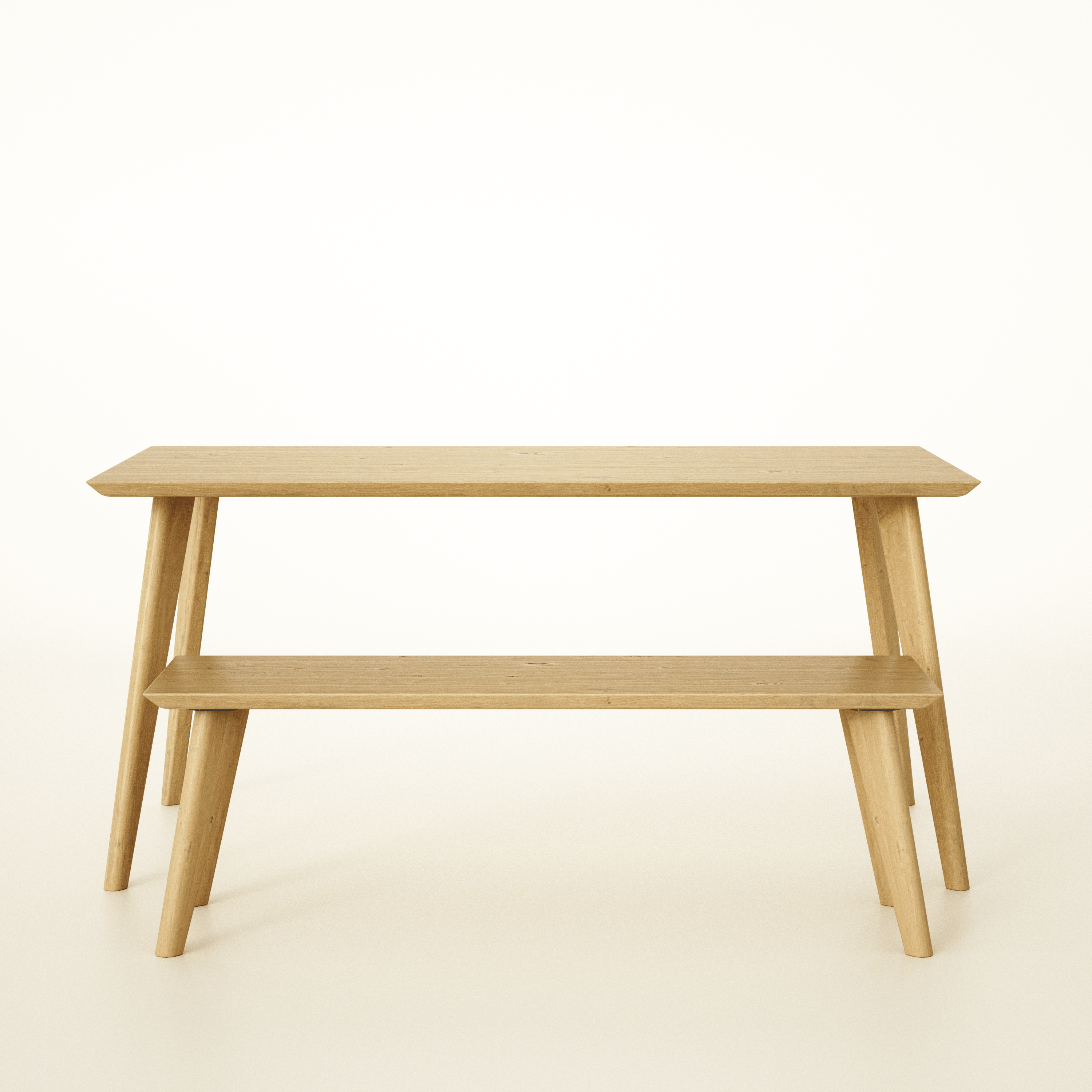 7MAGOKfurniture Kitchen & Dining Room Tables Dining Table Set, Sustainable Solid Oak, Colour and Size Options | KANTAR Collection