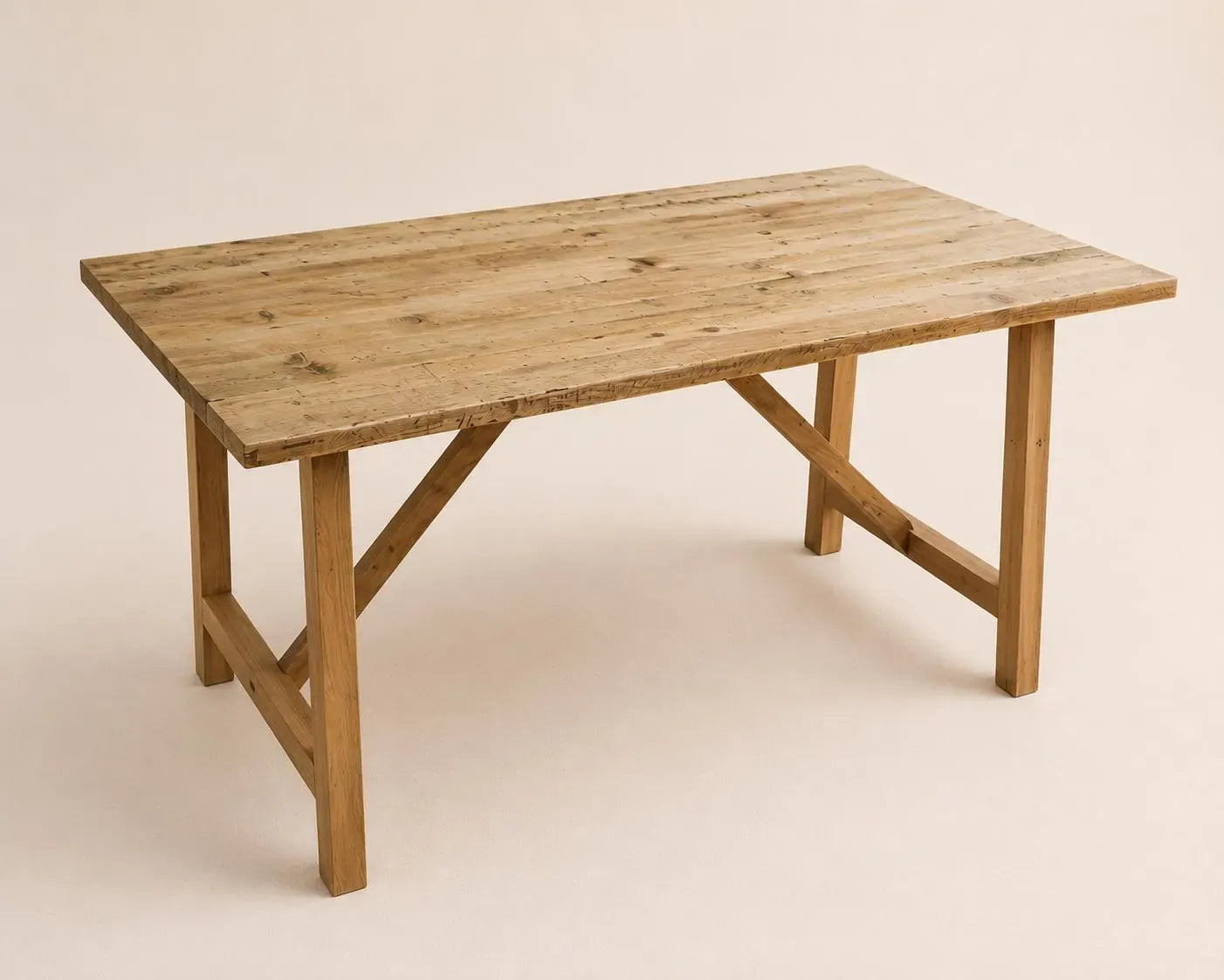7MAGOKfurniture Kitchen & Dining Room Tables Farmhouse Extendable Reclaimed wood & Solid Oak Dining Table | FARMHOUSE Collection