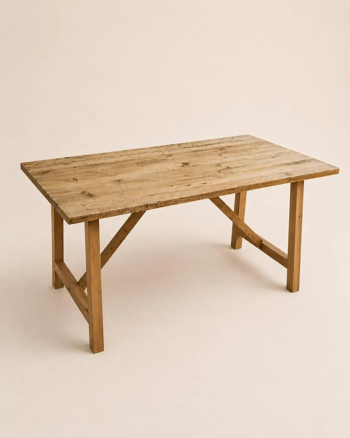 7MAGOKfurniture Kitchen & Dining Room Tables Farmhouse Extendable Reclaimed wood & Solid Oak Dining Table | FARMHOUSE Collection