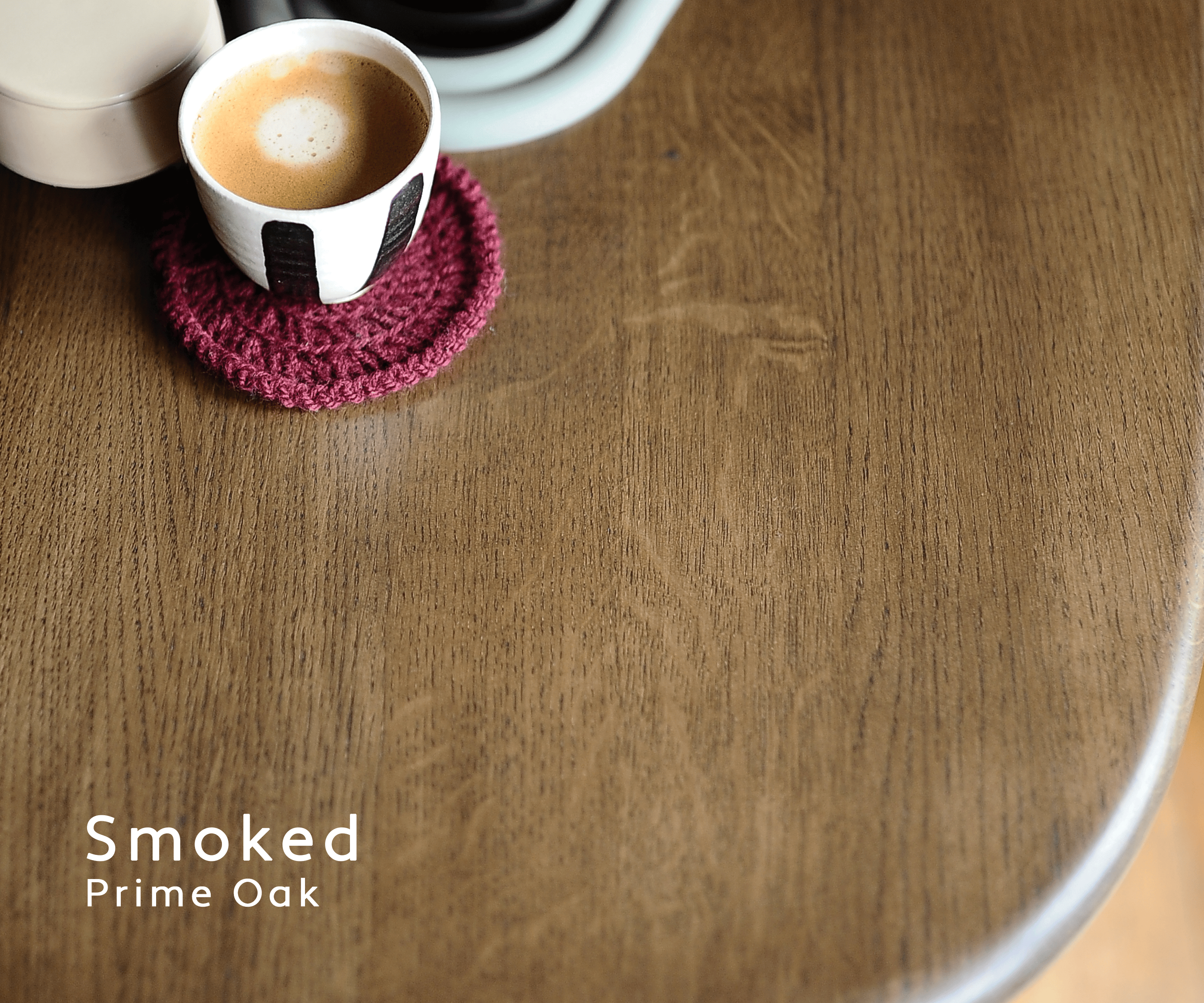 7MAGOKfurniture Kitchen & Dining Room Tables Oval Solid Oak Dining Table, Smoked or White Oak Finish | MILAN Collection