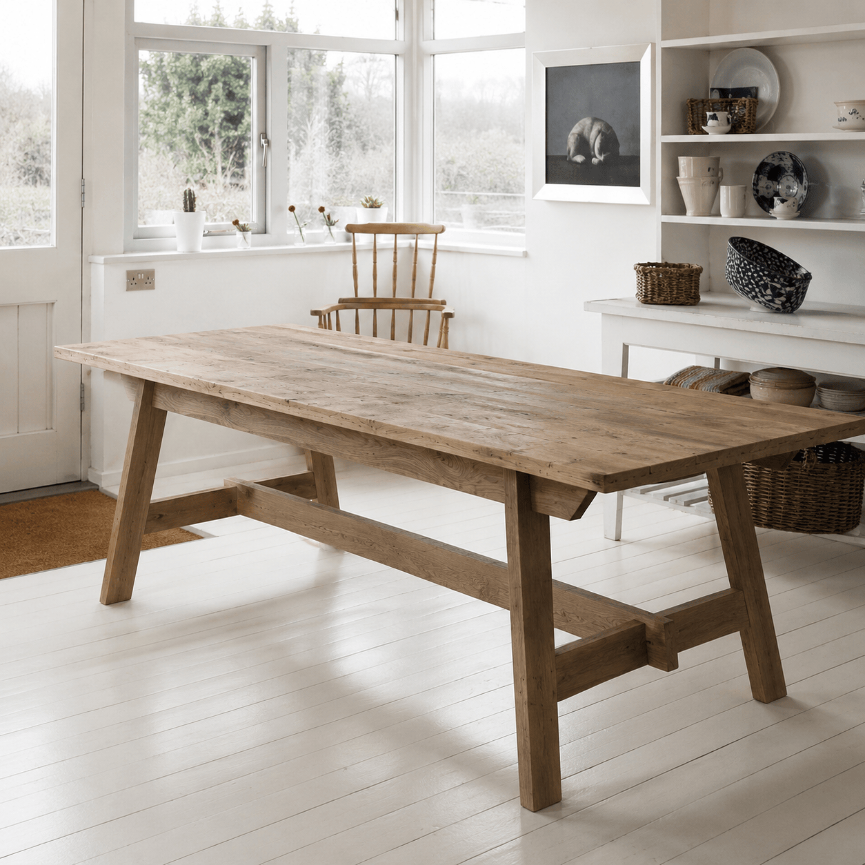 7MAGOKfurniture Kitchen & Dining Room Tables Reclaimed Wood Dining Table | FARMHOUSE