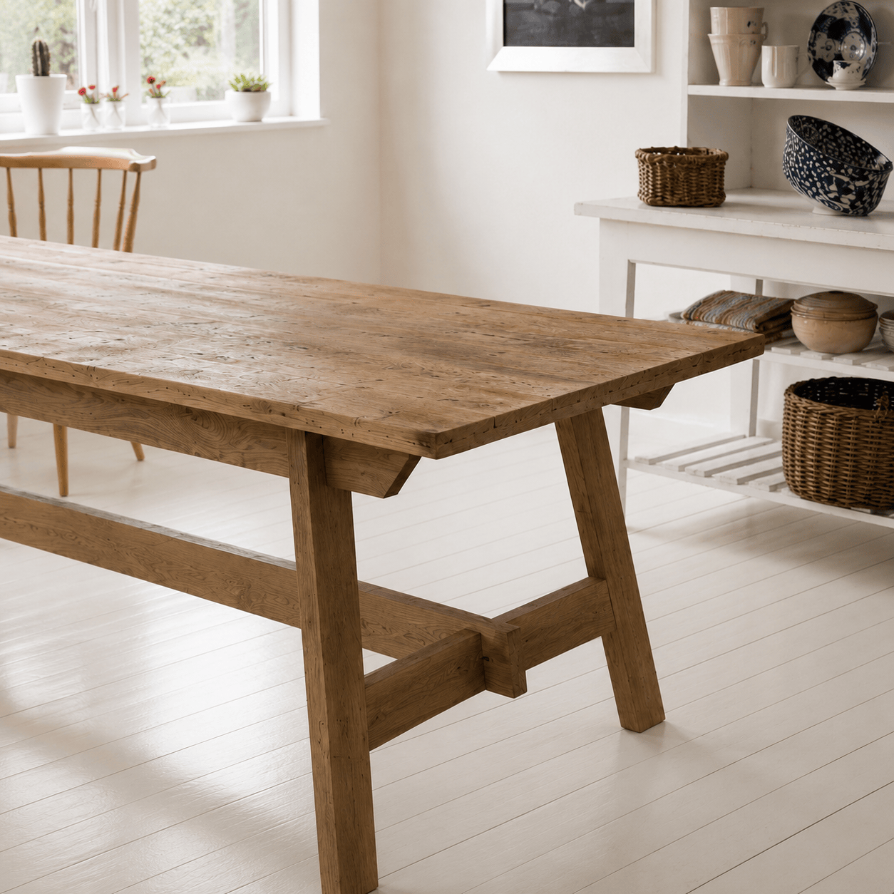 7MAGOKfurniture Kitchen & Dining Room Tables Reclaimed Wood Dining Table | FARMHOUSE