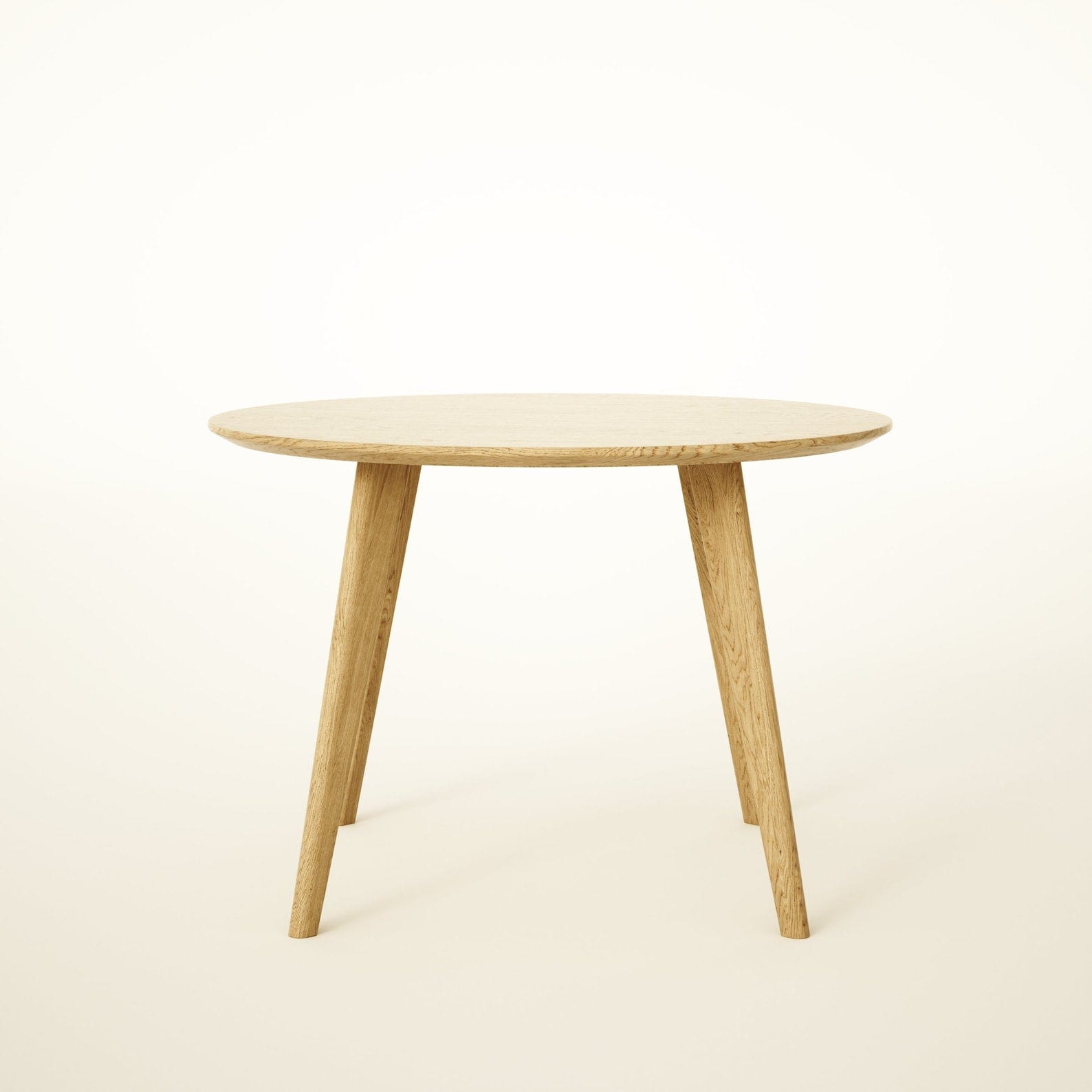 7MAGOKfurniture Kitchen & Dining Room Tables Round Dining Table, 4-Legged, Solid Oak, 4–6 Seater | KANTAR Collection