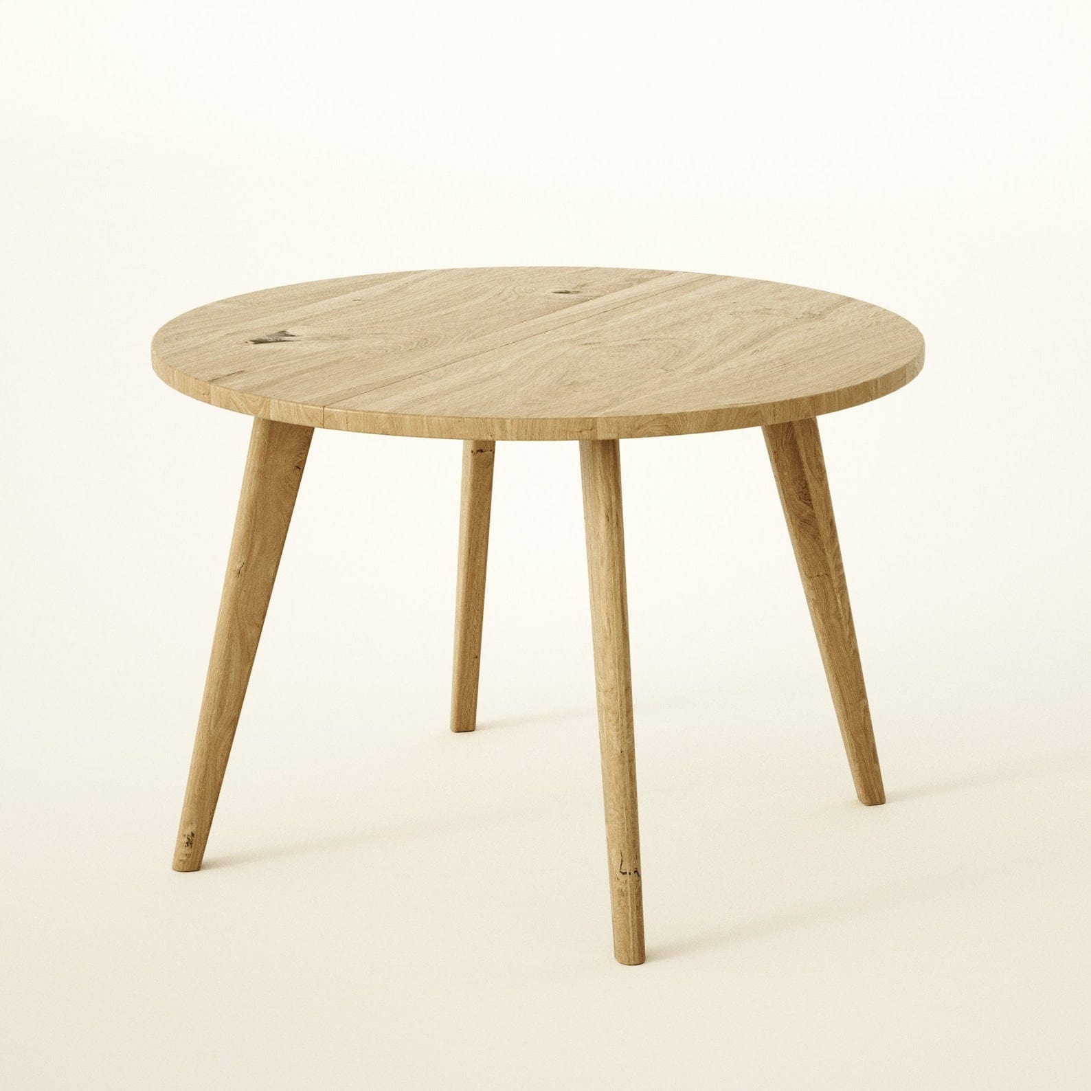 7MAGOKfurniture Kitchen & Dining Room Tables Round Oak Dining Table, 4 seater & 6 Seater Options | OAKWELL Collection