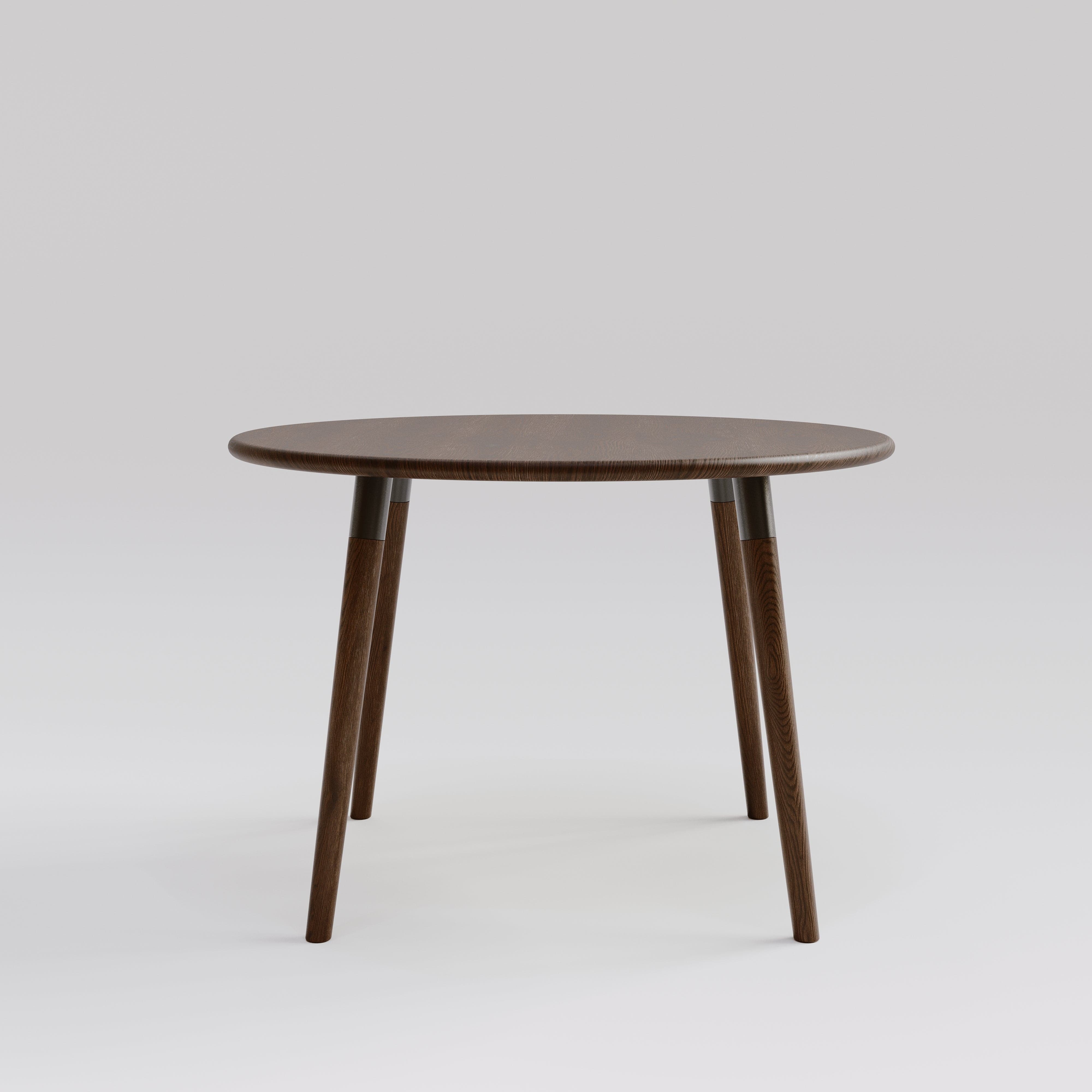 7MAGOKfurniture Kitchen & Dining Room Tables Round Solid Oak Dining Table, Seats 2–6, Custom Finish | KALMA Collection