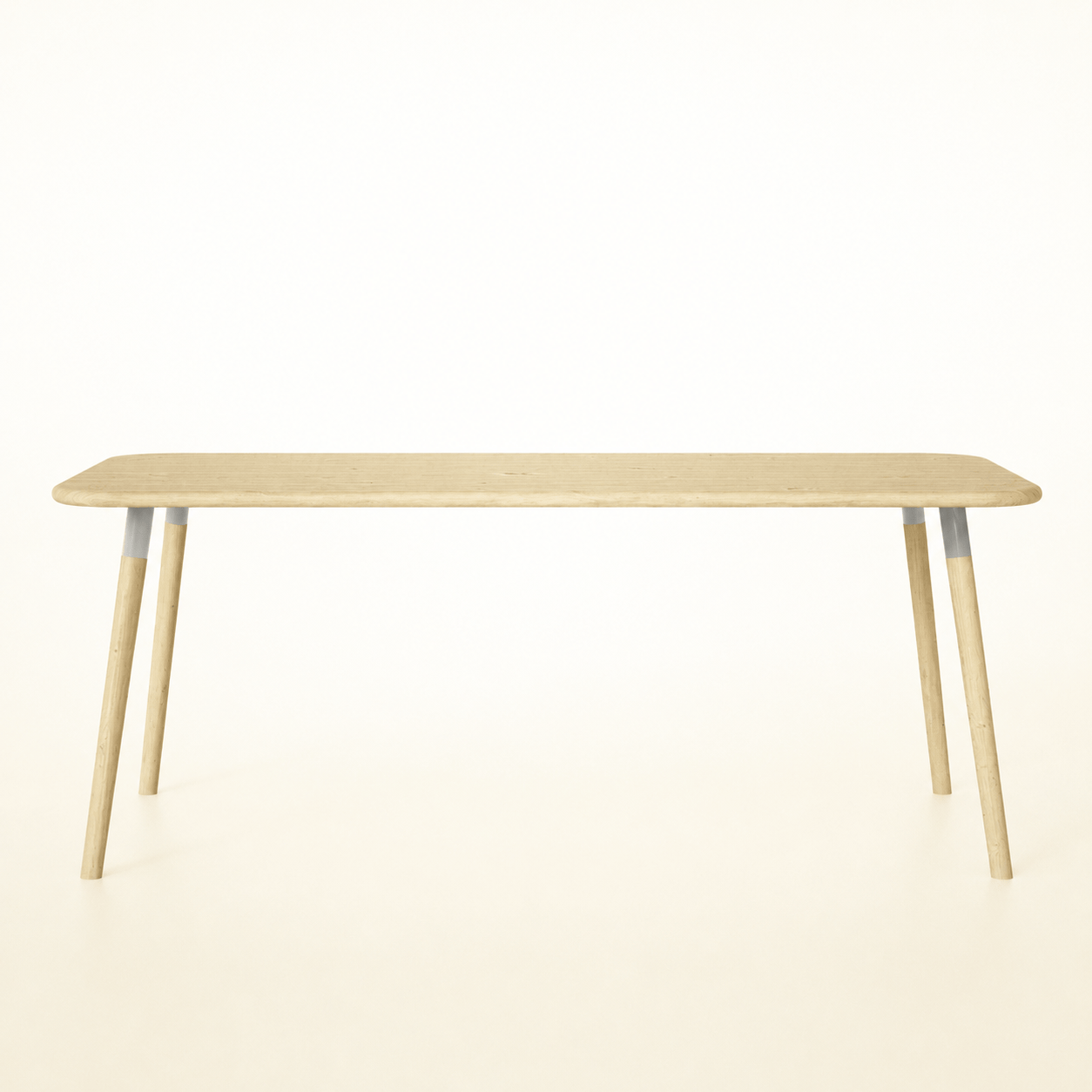 7MAGOKfurniture Kitchen & Dining Room Tables Solid Oak Rectangular Dining Table, 4–8 Seater, Danish Tapered Legs | KALMA Collection