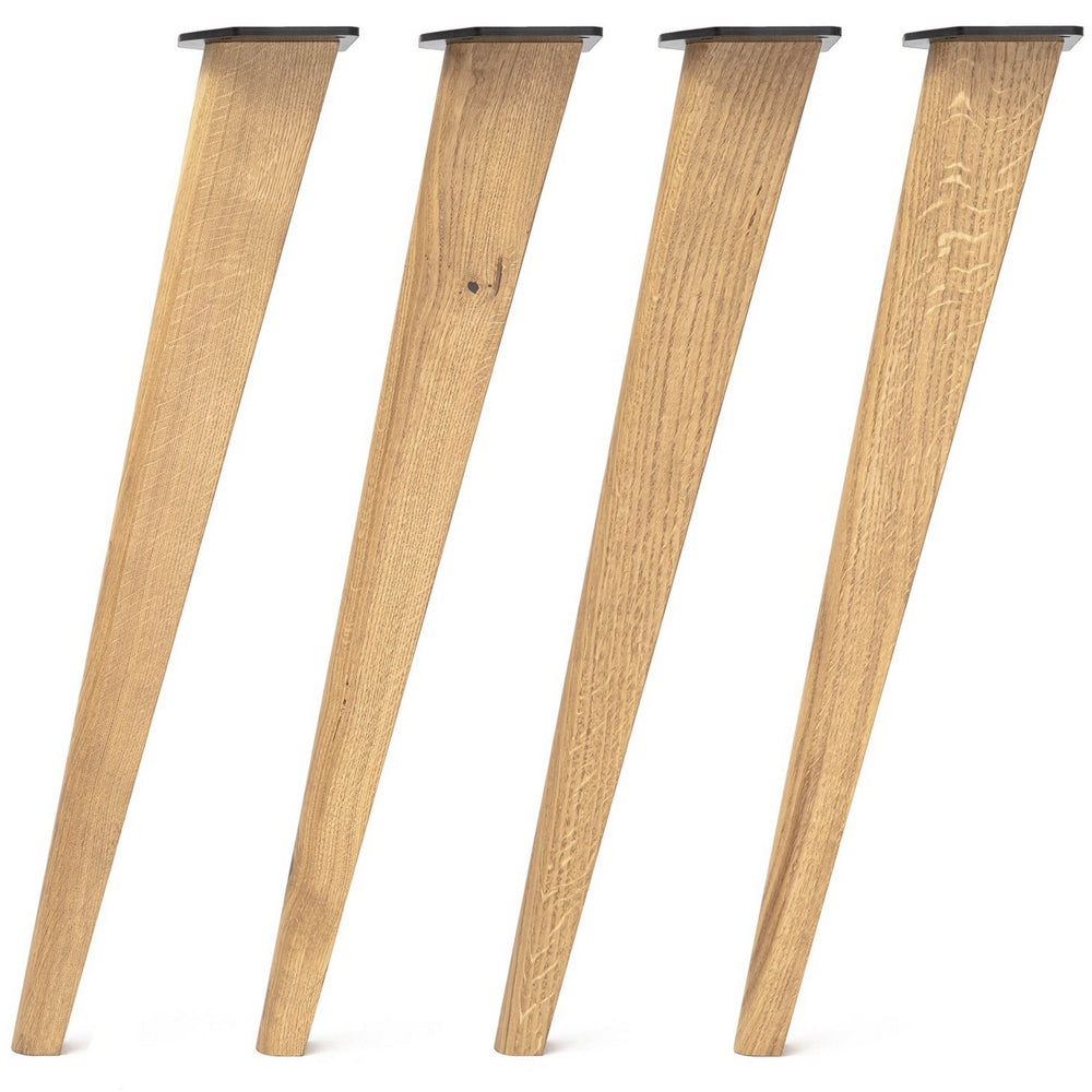 SOLID OAK TAPERED LEGS