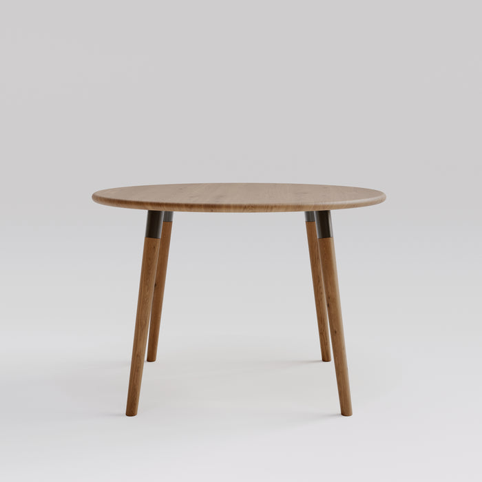 Solid Oak, Round Dining Table, Customisable, KALMA Collection