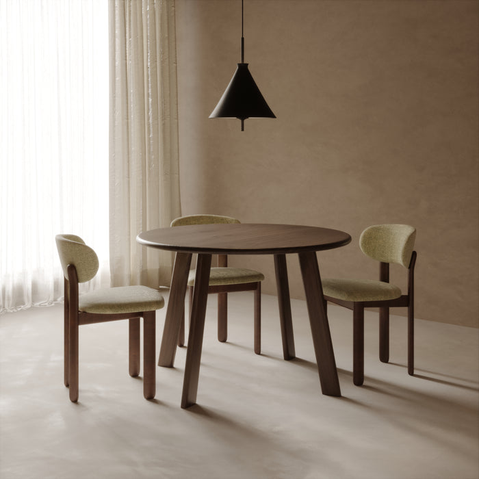 Round Dining Table, 100% Solid Oak, Customisable, MILAN Collection