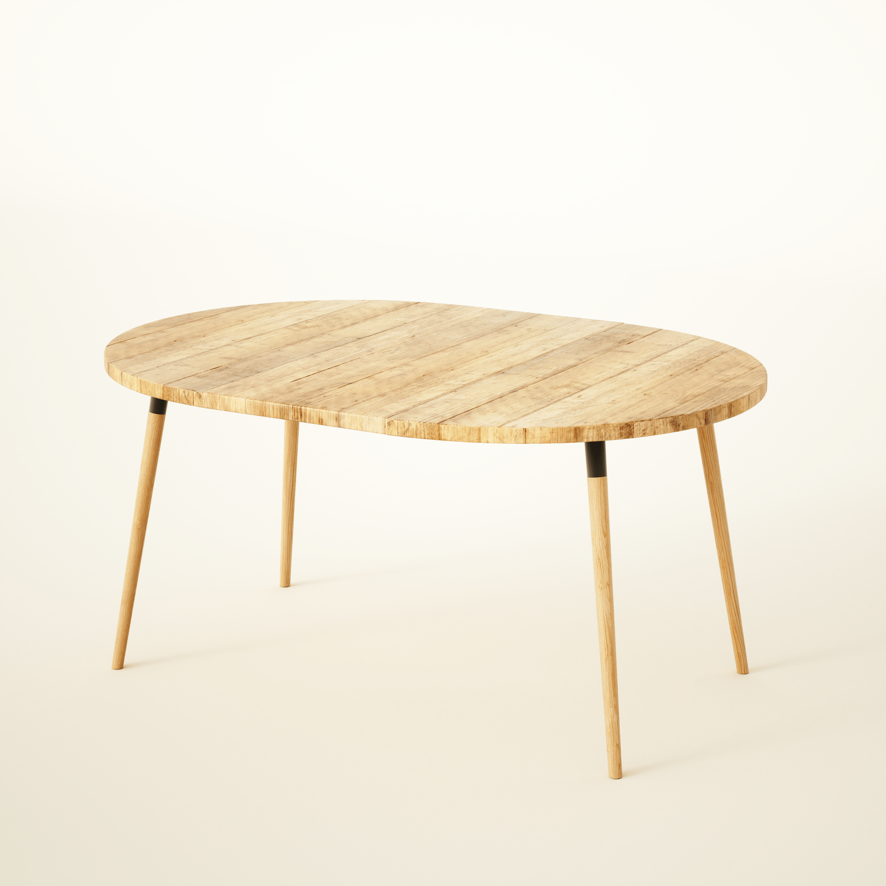 Extendable Dining Table, 6-10 Seater, Reclaimed Wood and Solid Oak / VINTAGE Collection