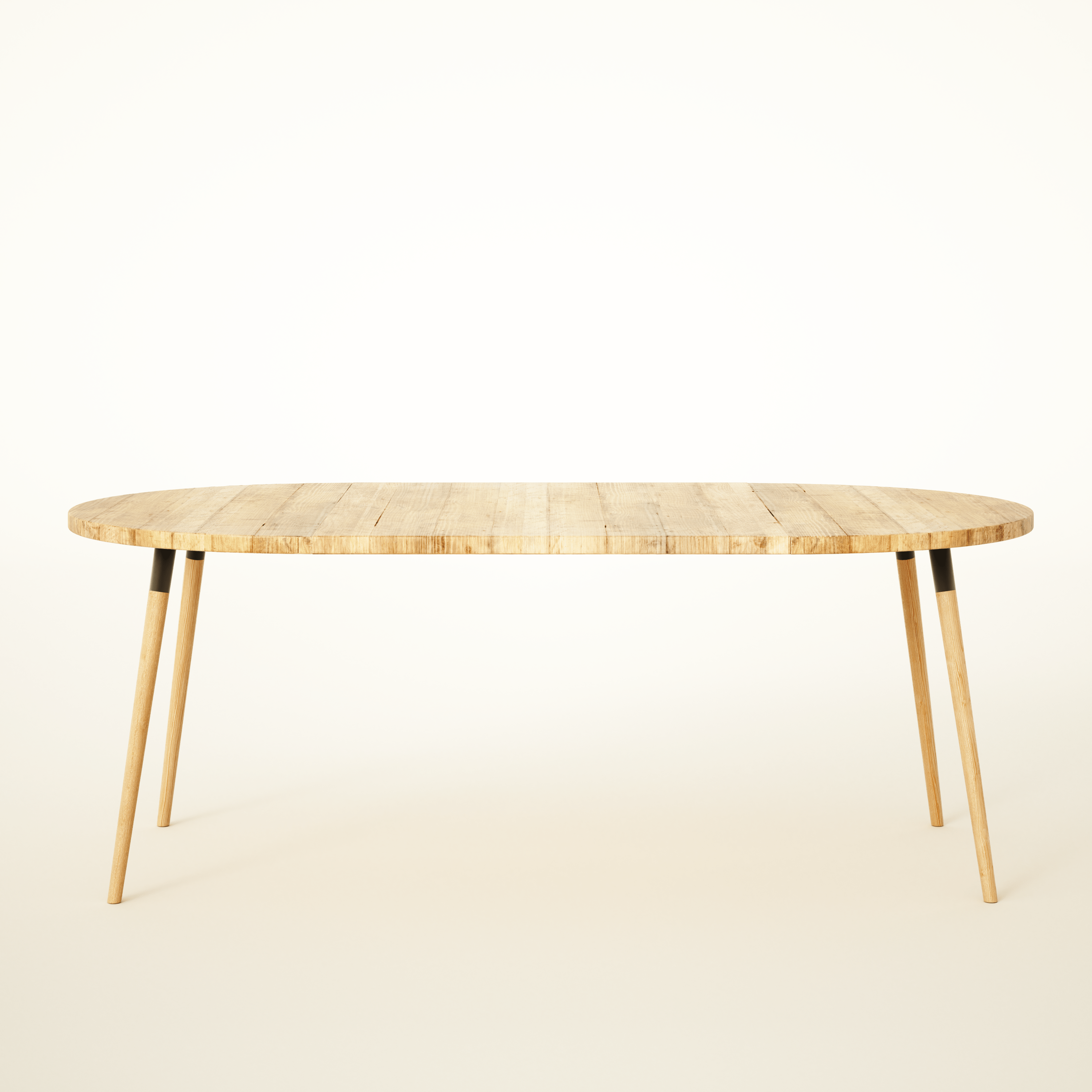 Extendable Dining Table, 6-10 Seater, Reclaimed Wood and Solid Oak / VINTAGE Collection