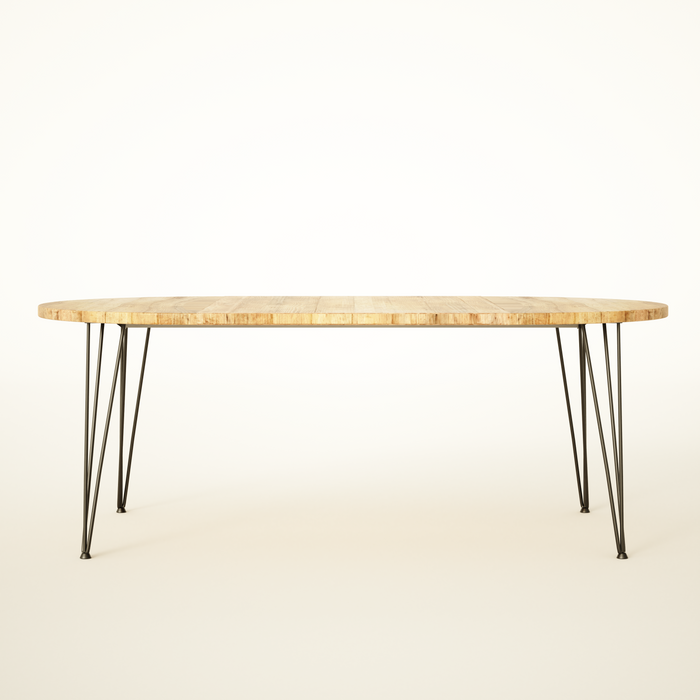 Round Extendable Table, Authentic Reclaimed wood / RECLAIMED Collection