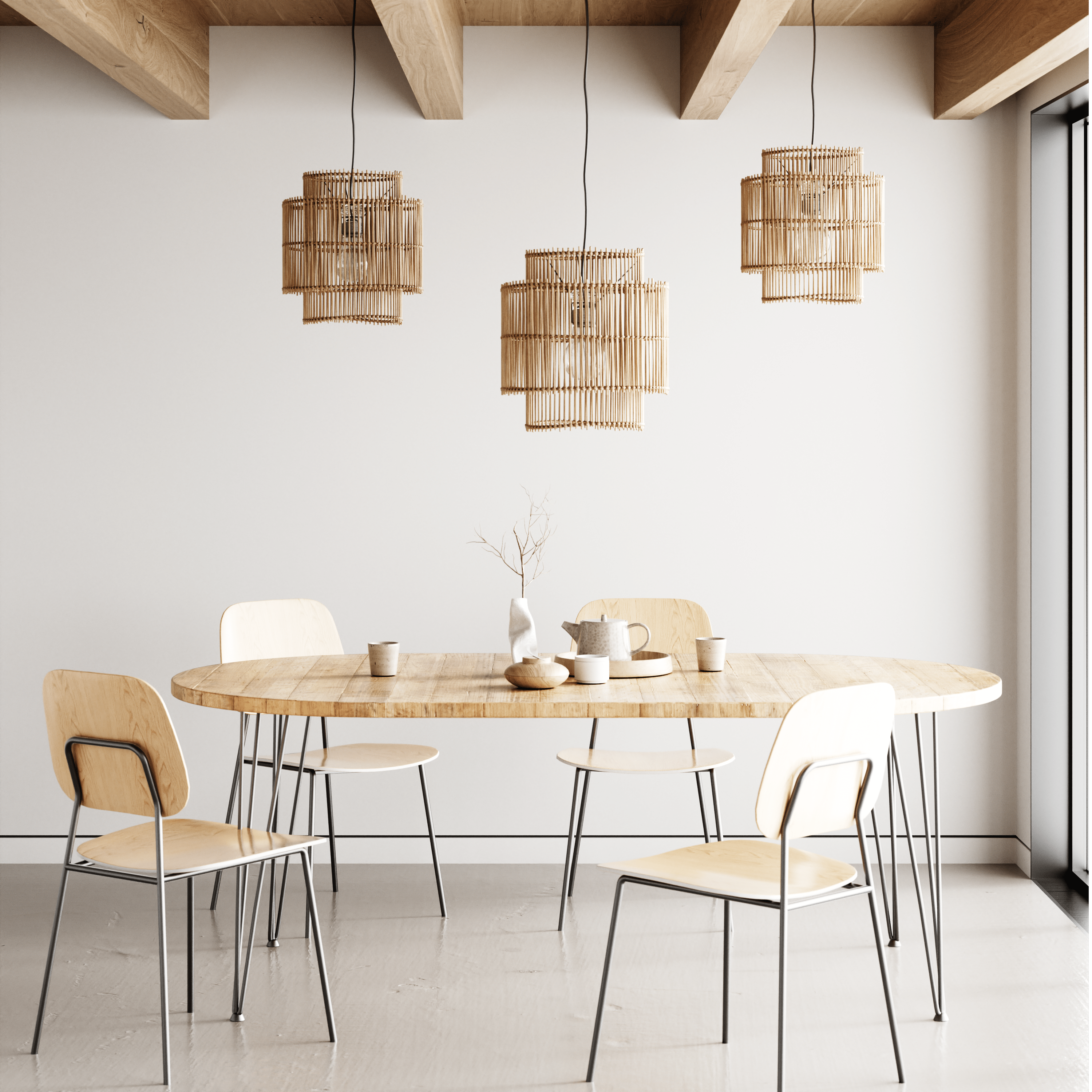Runder ausziehbarer Tisch, authentisches Altholz / RECLAIMED-Kollektion