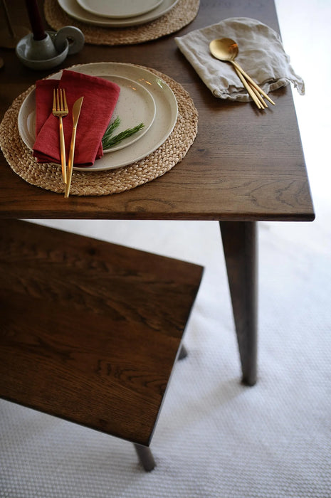 Dining Table Set, Sustainable Solid Oak, Colour and Size Options / KANTAR Collection