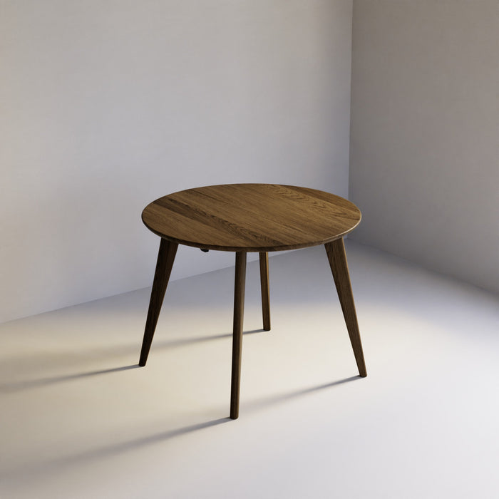 Extending Table, 6-10 Seater, Round to Oval, Smoked Oak / KANTAR Collection