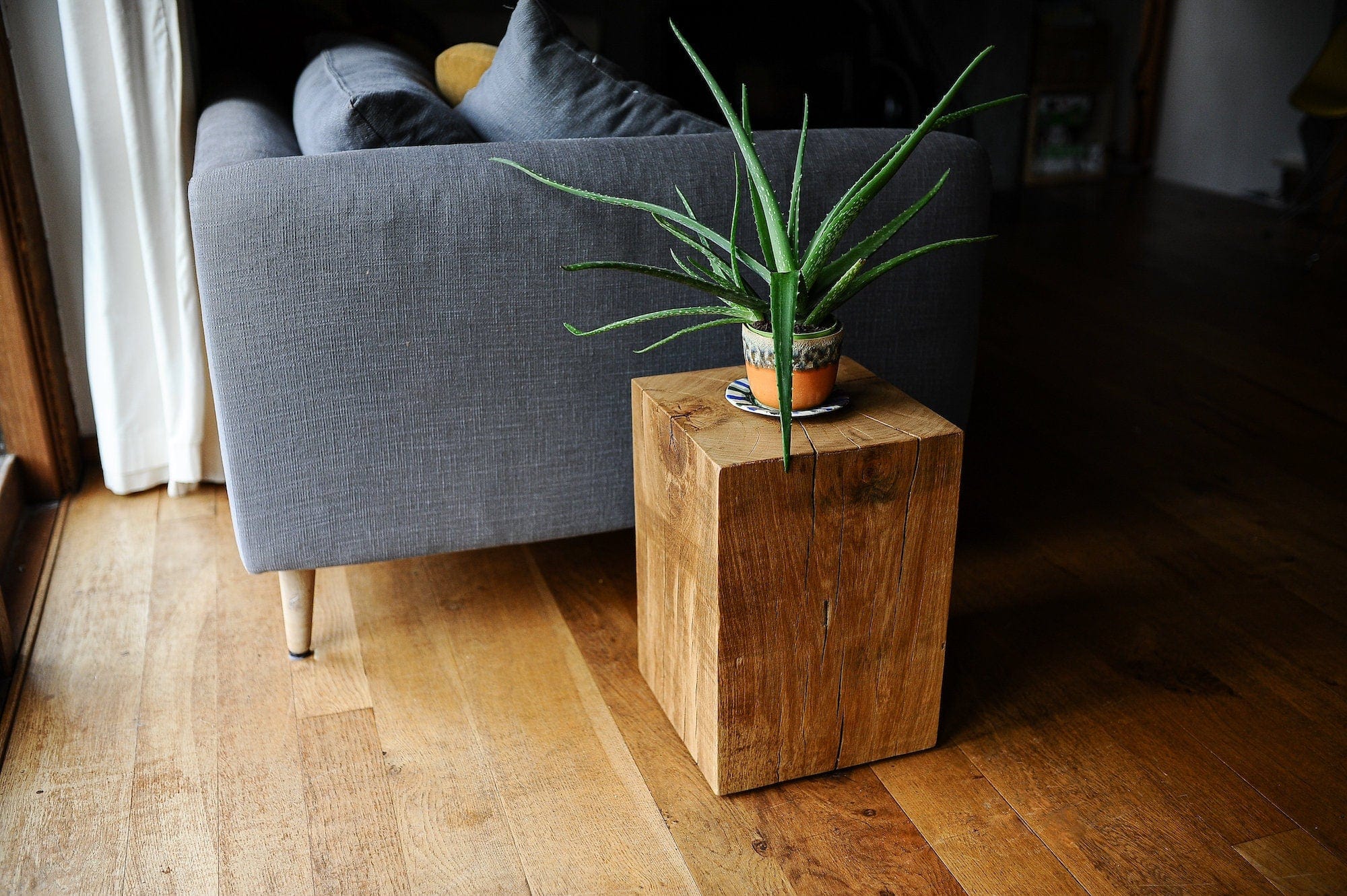 Slid Oak Magic Cubes, Coffee table, Side Table, Outdoors / Indoors