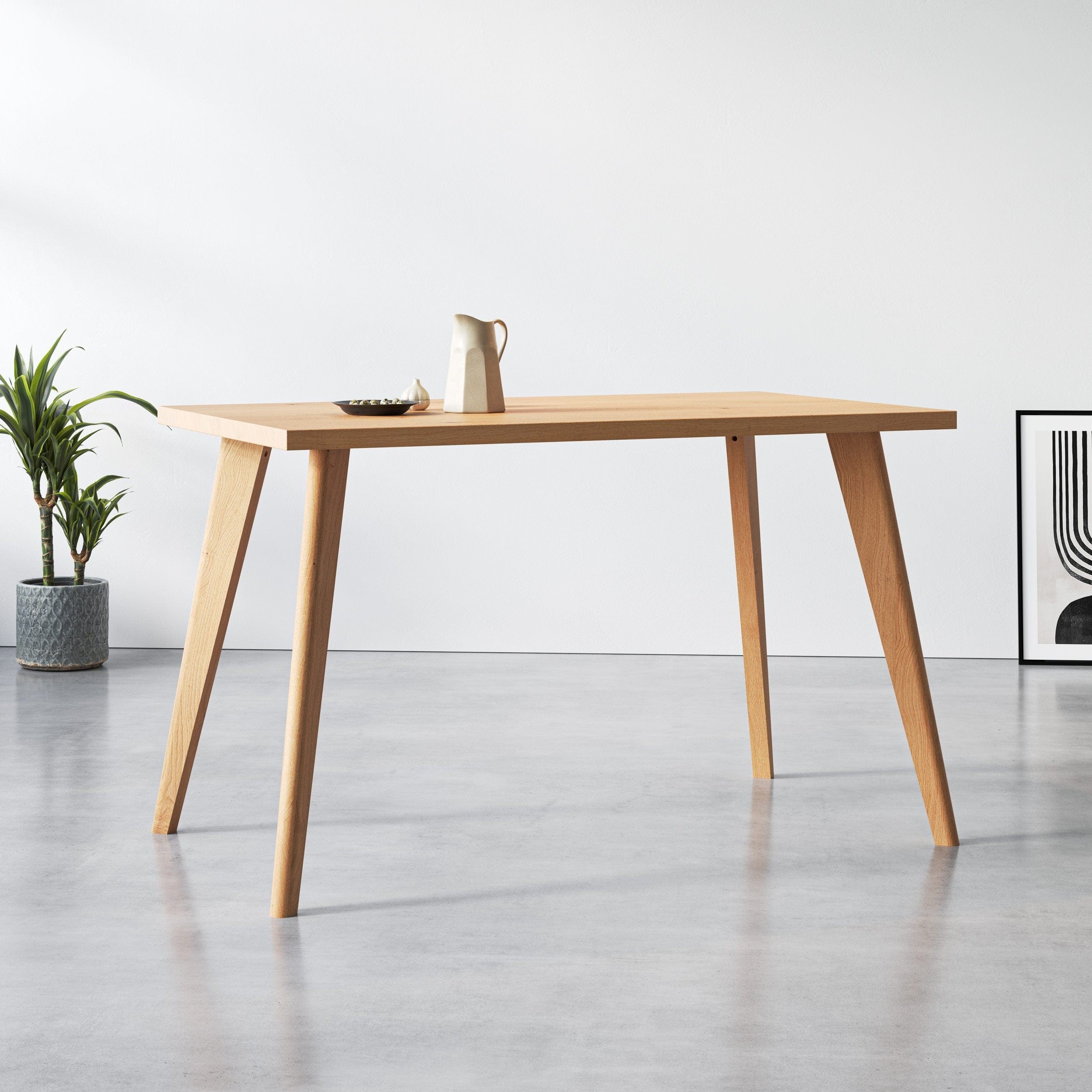 Dining Table Solid Oak, 4 & 6 Seater, OAKWELL Collection
