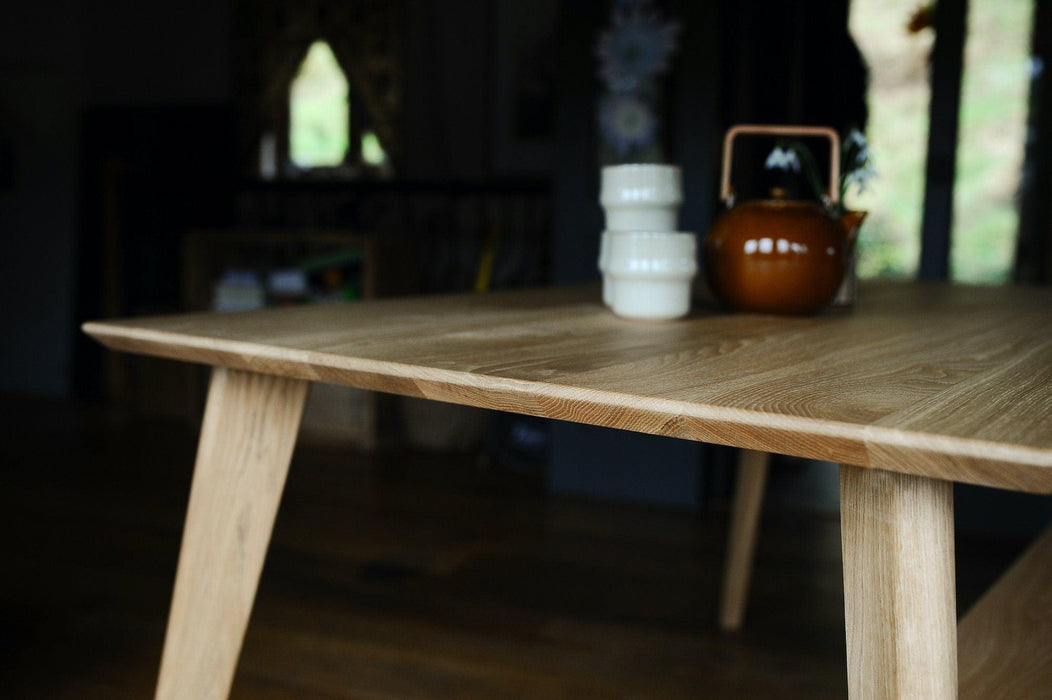 Dining Table Set, Sustainable Solid Oak, Colour and Size Options / KANTAR Collection
